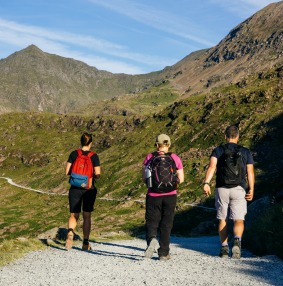 Walking up Snowdon